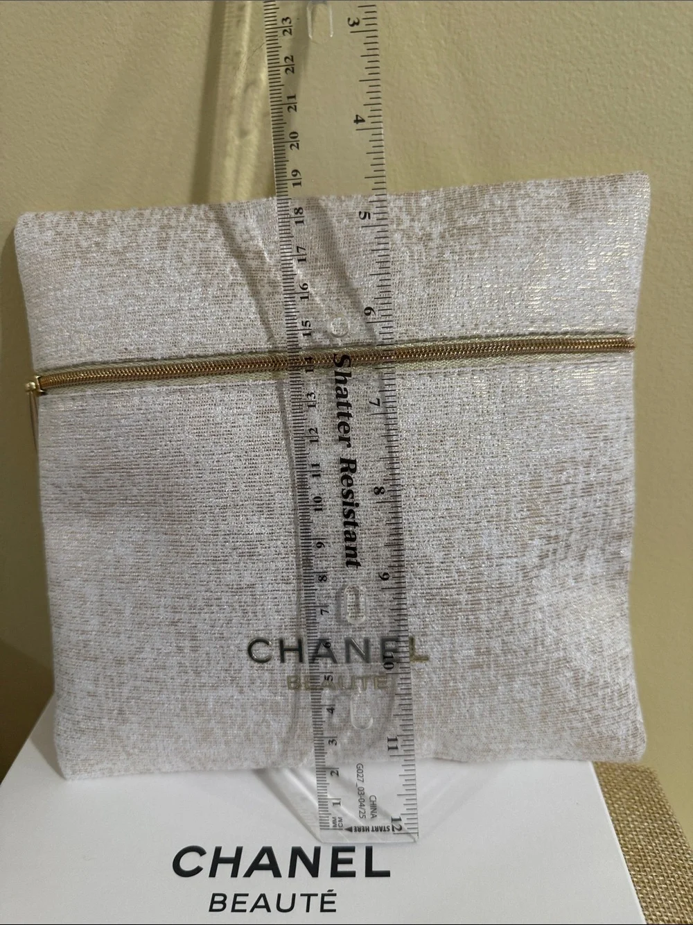 GWP Item CHANEL makeup case Chanel Cosmetic case Chanel Pouch Chanel travel case